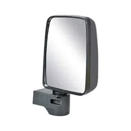 Uno Minda Right Side Black Shatterproof Glass Rear View Mirror for Mahindra Bolero, RV-11002R-5