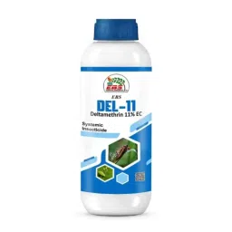EBS DEL-11 1 Litre Deltamethrin 11% EC Insecticide for Control Bollworm, Fruit Borer, Leaf Folder, Fruit Borer &a; Thrips (Pack of 5)-14