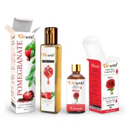 GoWoo 2 Pcs 10ml Natural Undiluted Rose Aroma Oil &a; 100ml Pomegranate Seed Carrier Oil Set, GWOC1155-P42+P184-picture-43