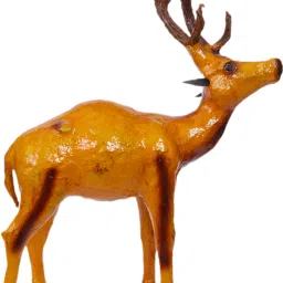 Premium 12-Inch Handcrafted Deer Showpiece for Home & Office Décor Decorative Showpiece - 17 cm-image-36