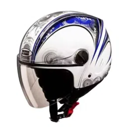 Studds N1 Expanded Polystyrene White Open Face Helmet, Size: 580 mm-picture-39