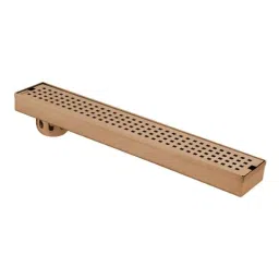 Ruhe 48x3 inch Stainless Steel 304 Rose Gold PVD Coated Palo Shower Drain Channel, 16-0124-07-picture-7