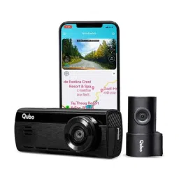 Qubo 2.1MP 4K 2160p UHD Dual Channel Car Dash Camera with ADAS, Wi-Fi, GPS Log &a; 140 degree Wide Angle-picture-28