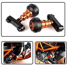 AOW Frame Slider Falling Protector Bike Crash Protector Pads Compatible for KTM Duke 250/390-22