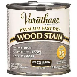 Rust-Oleum Varathane 269398 237ml Weathered Gray Oil Based Premium Fast Dry Wood Stain-image-93
