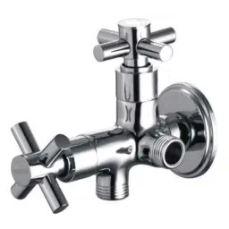 Drizzle Corsa 2 in 1 Brass Chrome Finish Silver Angle Valve, AAC2IN1CORSA-picture-22