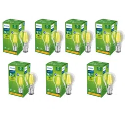 Philips Full Glow 9W B22 2700K Warm White Clear LED Bulb (Pack of 7)-31