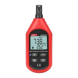 Uni-T UT333BT 32x26mm Red &a; Grey Mini Temperature Humidity Meter-0