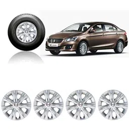 Auto Pearl 4 Pcs 15 inch Silver Wheel Cover Set for Maruti Suzuki Ciaz-picture-14