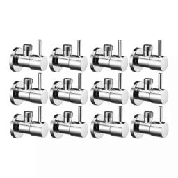 Fastgear Turbo Stainless Steel Silver Chrome Finish Angle Valve, FG036 (Pack of 12)-picture-34