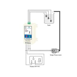 Mivan Technologies WLC-S 40A Semi Automatic Manual Start &a; Auto Stop Water Controller with Tank Level Indications &a; Bypass image 2