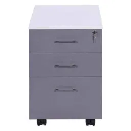 Evok Enzo Engineer Wood Grey Office Pedestal, FOOCSDPBMTGY69250D-12
