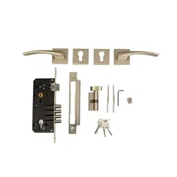 Voltizi 70mm ‎Zinc ‎Satin Finish Rose Mortise Door Lock Set for Main Door, CRZ023-image-92