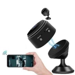 Onfit 2MP 1080p Black HD Wi-Fi Magnet Hidden Camera with Night Vision for Home Security, MAG08-38