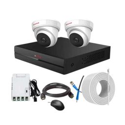 CP Plus 2.4MP Indoor &a; Outdoor CCTV Combo Kit with 4Ch DVR, 2 Dome Camera, 4Ch SMPS, 70m Copper Cable &a; Connectors-33