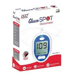 Point of Care Gluco Spot 0.5µL Digital Glucometer with 25 Test Strips, PGS-10-55