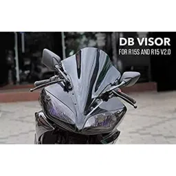 Meenu Arts Bubble Visor for Yamaha R15 Version 2 (R15 V-2)-62