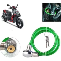 Auto Pearl PVC &a; Plastic Green Heavy Duty Cable Lock for SR 150, 043-picture-40