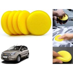 Auto Pearl Polyurethane Beige Washing &a; Waxing Polish Foam Sponge for Sail Hatchback 2014 (Pack of 5)-picture-45
