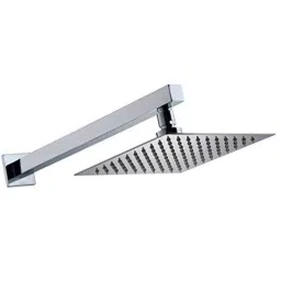 ZAP 4 inch Stainless Steel 304 Silver Curve Head Shower with 18 inch Arm-image-44