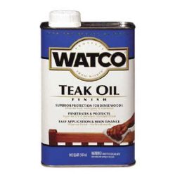 Rust-Oleum 947ml Watco Teak Oil Finish for Exterior Wood Applications, A67141-18