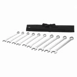 Westward 10Pcs Steel Satin Offset Combination Wrench Set, 54DG02-picture-2