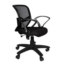 Sunview Black Medium Back Office Revolving Chair (Pack of 2)-image-31