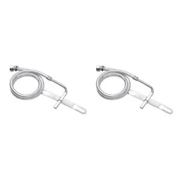 Zesta Stainless Steel Silver Multi Toilet Jet Spray with 1m PVC Hose (Pack of 2)-picture-7