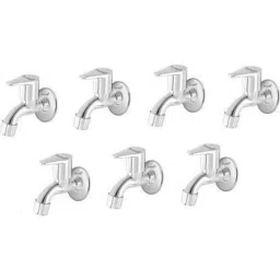 Prestige Jazz Stainless Steel Bib Cock with Wall Flange (Pack of 7)-16