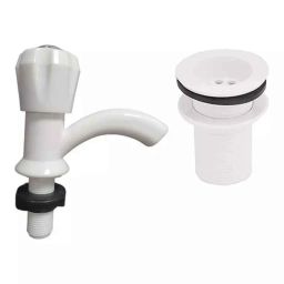Fastgear PVC White Chrome Finish Bib Tap, FG2315 (Pack of 2)-image-86