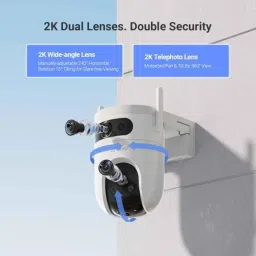 EZVIZ H9C 3MP Dual-Lens PT Smart Wi-Fi Camera with 2-Way Talk, AI-Powered Human/Vehicle Detect, Active Defense &a; Upto 512GB Support image 4