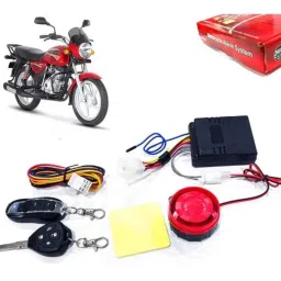 Auto Pearl 12V Black Two-Way Anti Theft Motorcycle Alarm Kit with 2 Pcs Remote for Boxer-picture-33