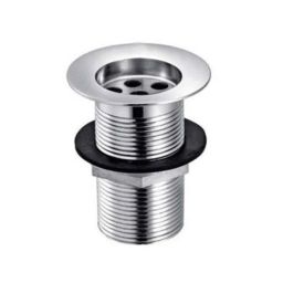 IRIS 3 inch Brass Silver Pop Up Waste Coupling with Full Thread Drain Stopper-image-11