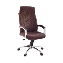 Da Urban Leatherette Jackson Brown High Back Executive Office Chair-picture-49