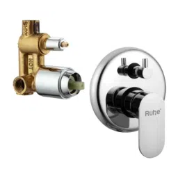Ruhe Demure Brass Chrome Finish 2 Inlet Single Lever Diverter Set, 11-0322-picture-45