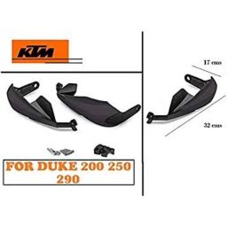 AOW Bike Hand Protector Guard Universal for All KTM Models (Pack of 2) Black Colour B-109-43
