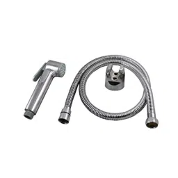 Elegant Casa ABS Health Faucet with Wall Hook &a; 1.5m Stainless Steel Braided Rubber Hose Pipe, Grohe 1814-63