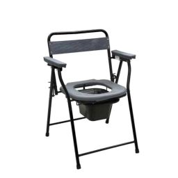 Rehamo Eon Chair Mild Steel O Type Commode Chair-43