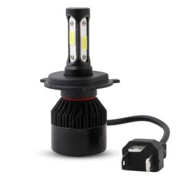 AllExtreme EX3SHW1 3 Side H4 55W White LED Headlight Bulb with Cooling Fan Head lamp Conversion Kit-picture-27