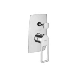 Cera Winslet Metal Single Lever Concealed Diverter with Metal Sheet Flange Exposed Part, F1099702-5