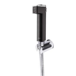 Aquieen ABS Black Health Faucet with 1m Shower Tube &a; Wall Hook-43
