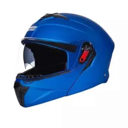 Studds Trooper Plastic Matt Blue Flip Off Full Face Flip Off Full-Face Helmet, Size: Medium-picture-18