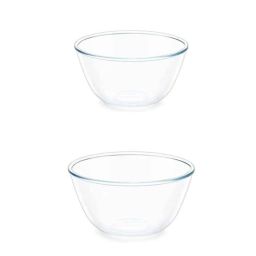 Borosil 2 Pcs Glass Transparent Mixing &a; Serving Bowl Set with Lid, IY22BS12021-picture-29