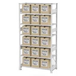 Godrej Altius Lite 1000x400x1900mm Steel Light Grey Storage Rack with 5 Layers-picture-46