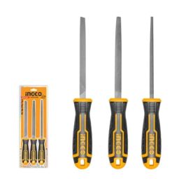 Ingco 3 Pcs 8 inch Steel File Set, HKTFS1308-image-79