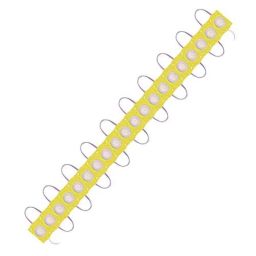 AllExtreme Exm1Ily 1 Led Module Light Interior Exterior 12V 5730 Injection Decorative Lamp With Adhesive Backside For Car, Home &a; Decoration (20 Strips, Yellow)-picture-6