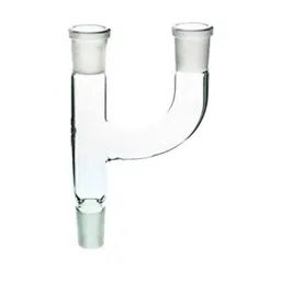 ABGIL B-34 Borosilicate 3.3 Glass Three Way Claisen Adapter with Two at Angle Neck, ABG175-10