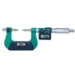 Insize Digital Disk Brake Micrometer, Range: 0-25 mm/0-1 inch, 3591-25A-19