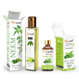 GoWoo 2 Pcs 10ml Natural Therapeutic Grade Peppermint Aroma Oil &a; 100ml Neem Carrier Oil Set, GWOC1103-P40+P186-picture-39