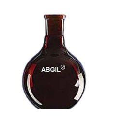 ABGIL 3000ml Borosilicate Glass Amber Flat Bottom Boiling Flask with Rim &a; Interchangeable Joint, ABG1307-picture-16
